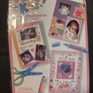 2 Memory Kits Scrapbook Kit BABY GIRL & BABY FACES 8 Page Kits PLUS MORE NIP Kit